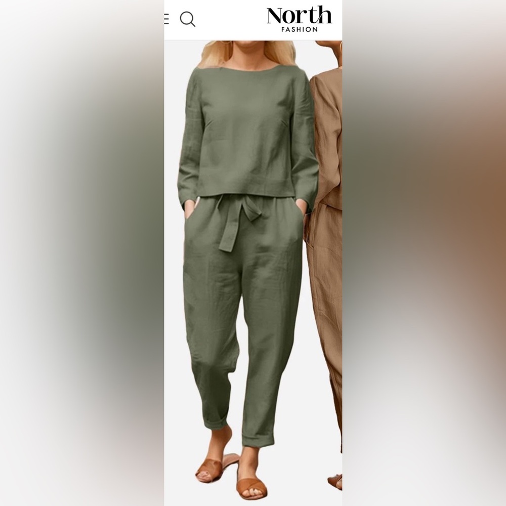 2/$35  Linen Cotton Top